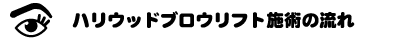 ハリウッドブロウリフト